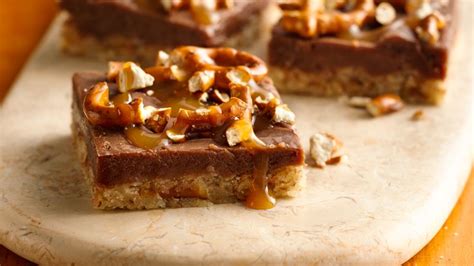 chocolate-peanut-butter-pretzel-bars image