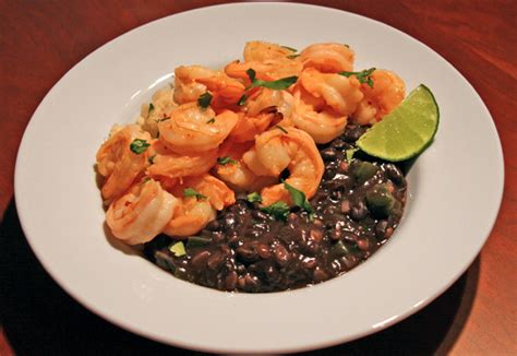 cuban-black-beans-and-rice-with-shrimp-jonesblog image