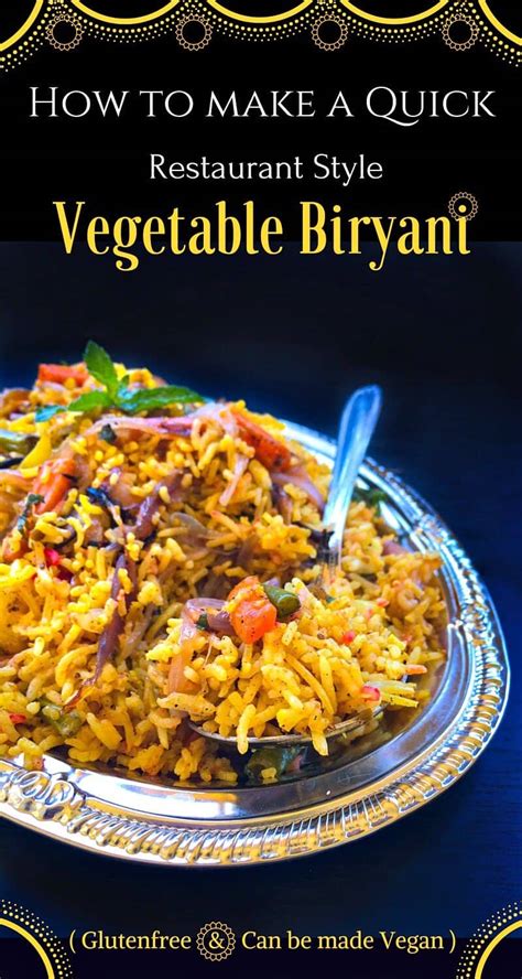 how-to-make-quick-restaurant-style-vegetable-biryani image