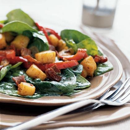 scallop-and-spinach-salad-with-warm-dressing image