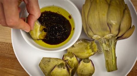 artichokes-with-balsamic-dipping-sauce-jessica-seinfeld image