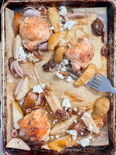 roasted-chicken-and-pears-caroline-chambers image