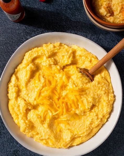 cheese-grits-recipe-southern-style-kitchn image