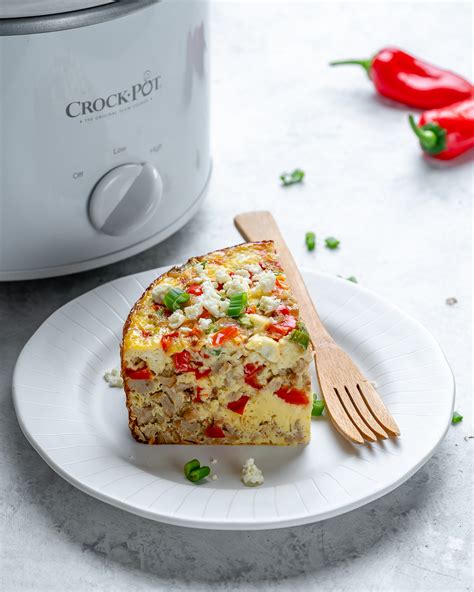 crockpot-egg-casserole-for-clean-eating-on-a-budget image
