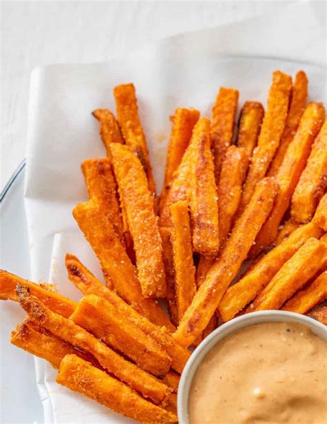 the-best-crispy-homemade-sweet-potato-fries image