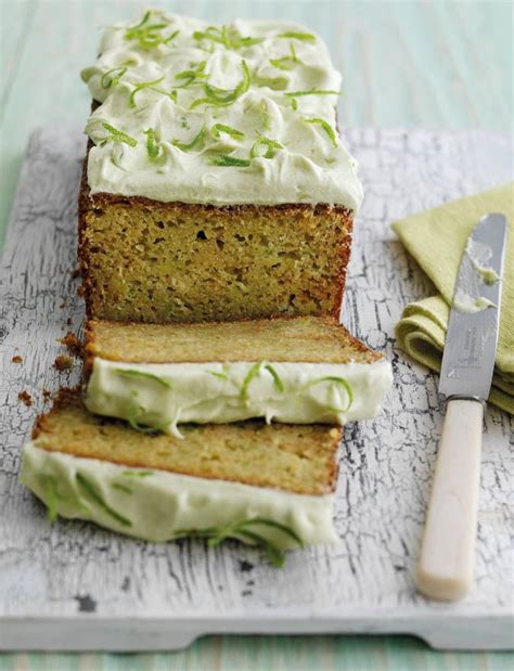 zesty-avocado-and-lime-cake-sainsburys-magazine image