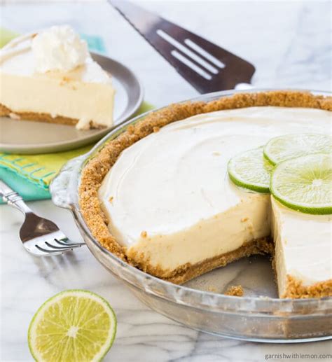 easy-key-lime-pie-recipe-only-5-ingredients-garnish image
