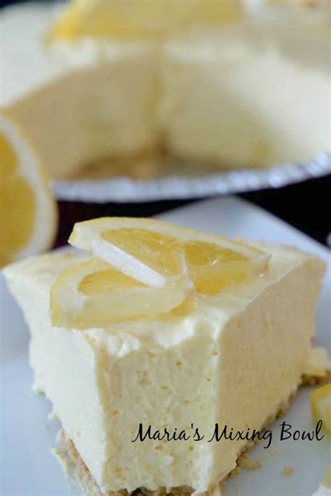 no-bake-lemon-cheesecake-pie-marias-mixing-bowl image