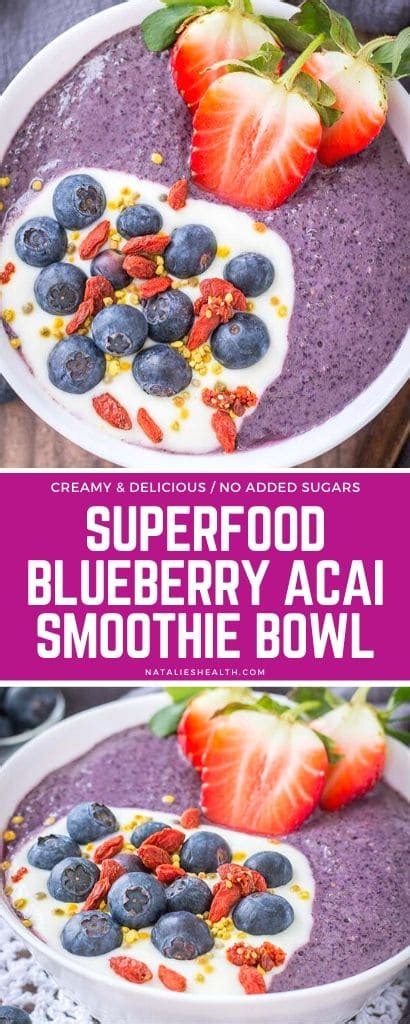 blueberry-acai-smoothie-bowl-natalies-health image