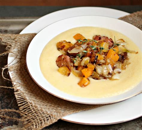 polenta-with-butternut-squash-sausage-and-caramelized image