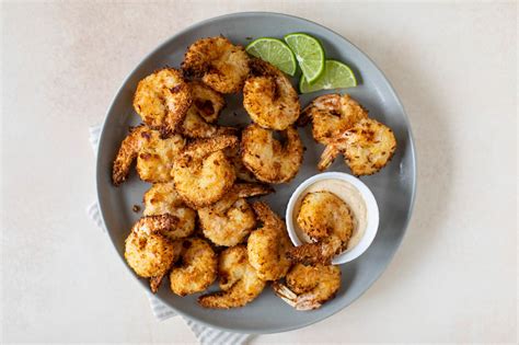 easy-air-fryer-coconut-shrimp-with-spicy-mayo-dip image