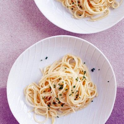 spaghettini-with-lemon-zest-and-chives-recipe-delish image