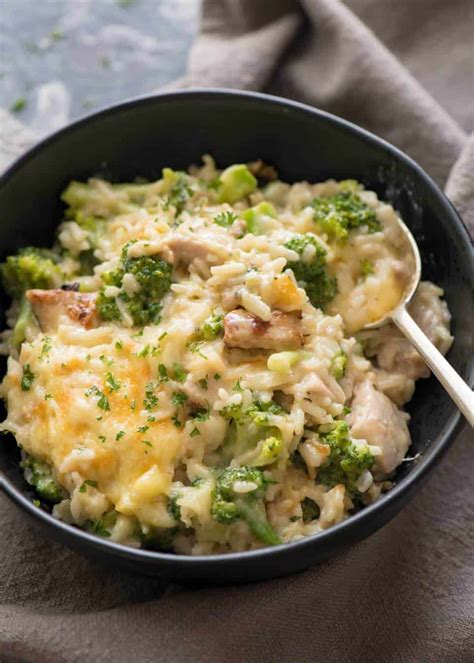 one-pot-chicken-broccoli-rice-casserole image