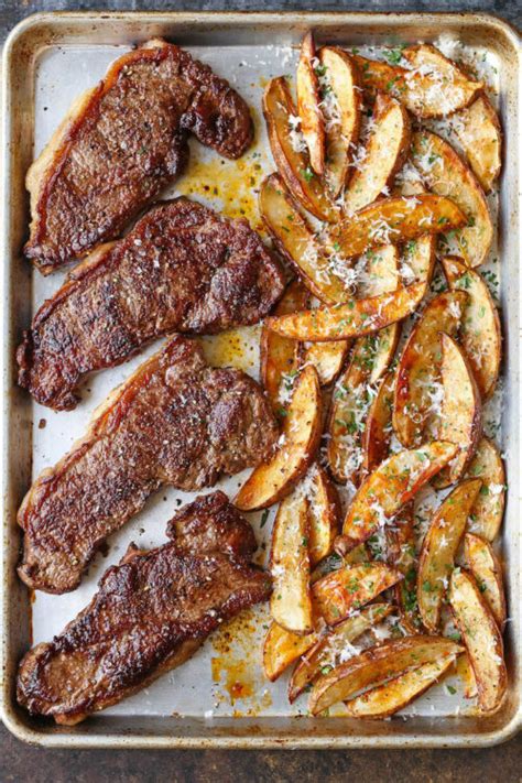 sheet-pan-steak-and-fries-damn-delicious image