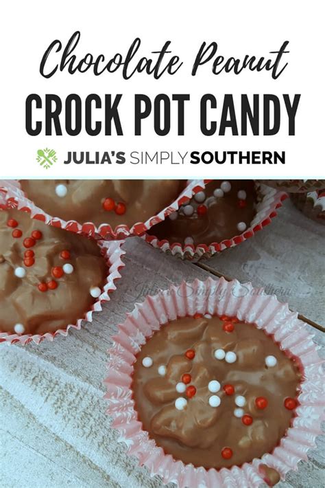 crock-pot-chocolate-peanut-butter-candy-julias-simply image