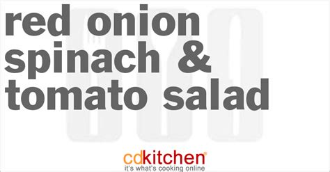 red-onion-spinach-tomato-salad image