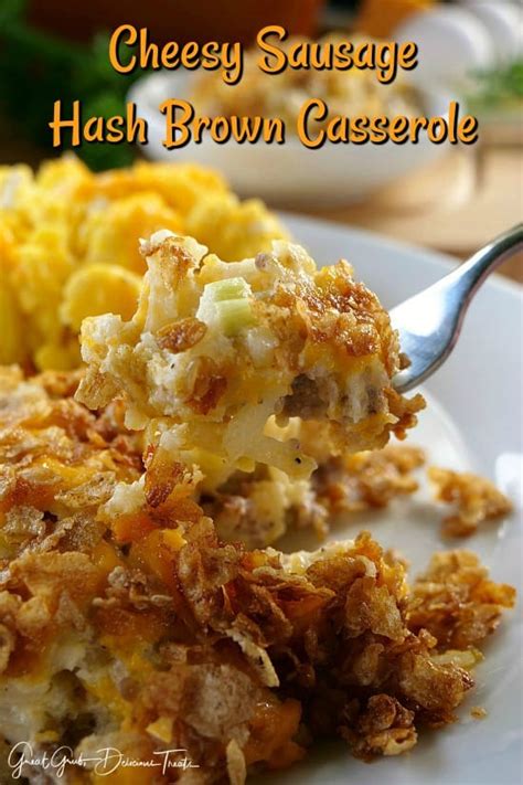 cheesy-sausage-hash-brown-casserole-great-grub image