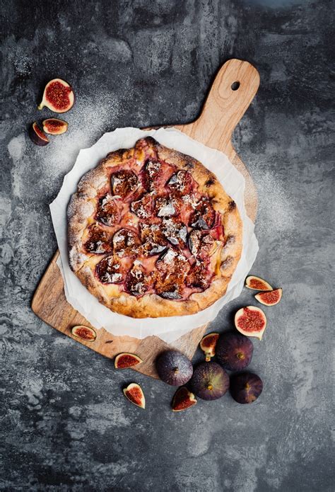 fig-galette-with-cream-cheese-and-honey-food-with image
