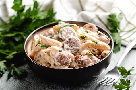 creamy-kielbasa-pasta-berlys-kitchen image
