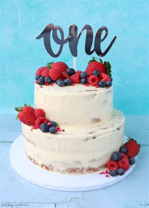 babys-1st-birthday-cake-healthy-refined-sugar-free image