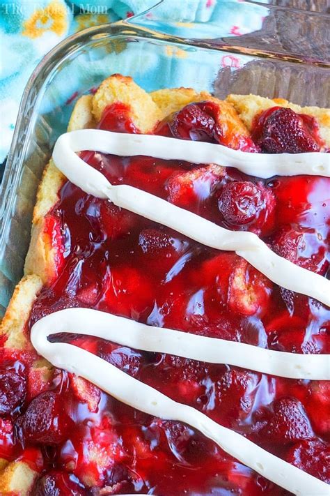 easy-strawberry-bread-pudding-with-pie-filling-the image