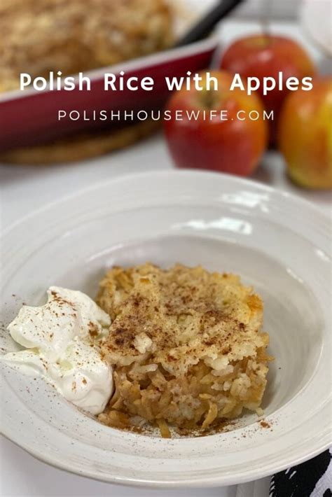 polish-rice-with-apples-and-cinnamon-polish-housewife image