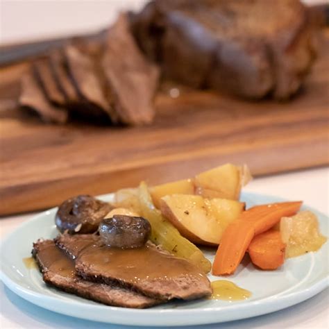 tender-well-done-roast-beef-and-vegetables-oven-roasted image