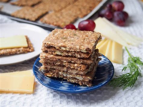 swedish-crispbread-rye-seed-crackers-carolines-cooking image