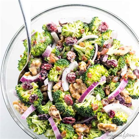 easy-broccoli-cranberry-salad-recipe-with-bacon-and image