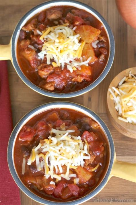 crock-pot-crazy-pineapple-chili-two-healthy-kitchens image