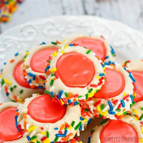 thumbprint-cookie-recipe-with-icing-filling-sweet-peas image