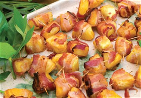 bacon-wrapped-pineapple-bites-tasty-kitchen image