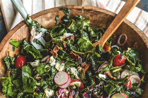 wilted-mixed-greens-with-bacon-house-home image