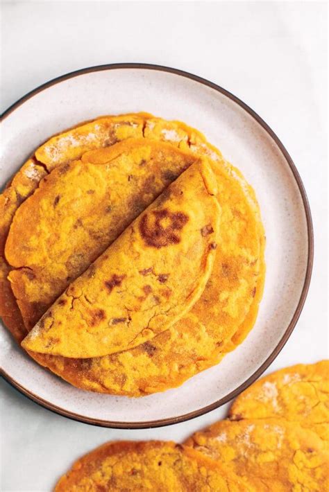 two-ingredient-sweet-potato-tortillas-paleo-gluten-free image