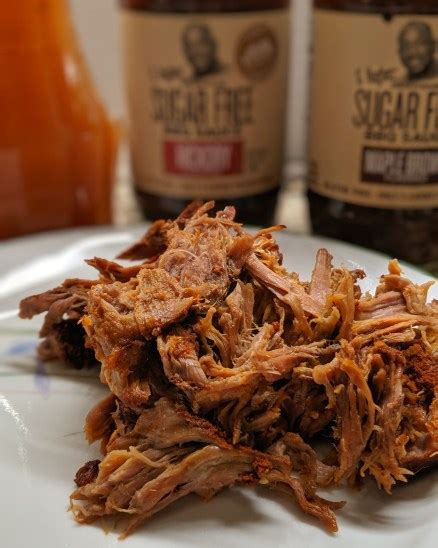 slow-cooker-pulled-pork-with-low-carb-nc-bbq-sauce image