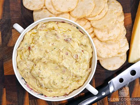 slow-cooker-cheese-and-bacon-dip-slow-cooking image