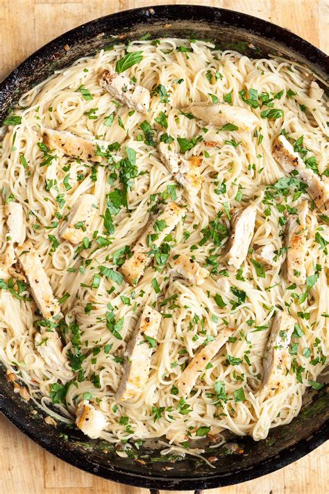 chicken-scampi-with-angel-hair-pasta-recipe-simply image