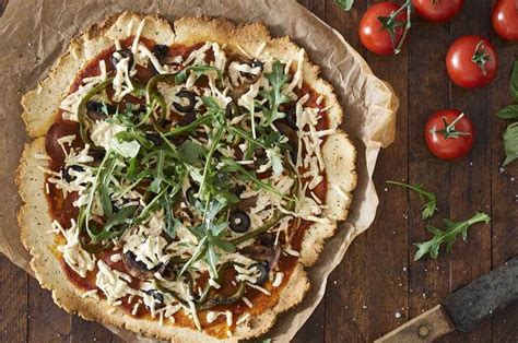 paleo-pizza-crust-recipe-king-arthur-baking image