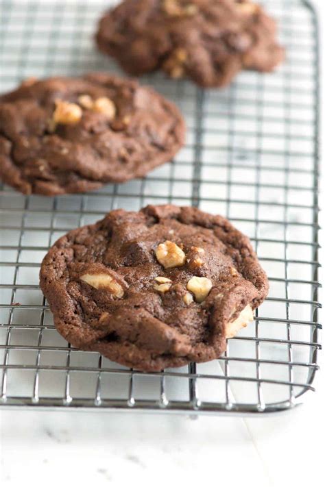 easy-double-chocolate-walnut-cookies image