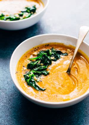 homemade-spicy-thai-carrot-soup-recipe-little-spice image