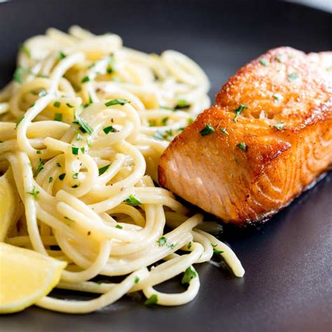 pan-seared-salmon-with-creamy-lemon-pasta-sprinkles image