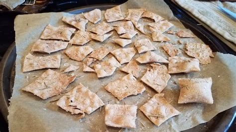 homemade-whole-wheat-rosemary-olive-oil-crackers image