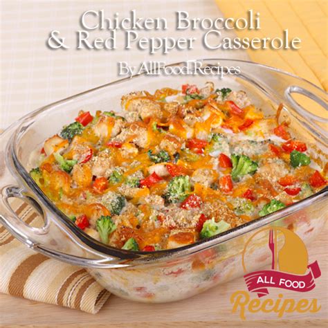 chicken-broccoli-red-pepper-casserole-all-food image