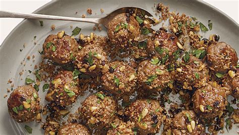 sweet-and-sour-meatballs-with-pine-nuts-and-currants image