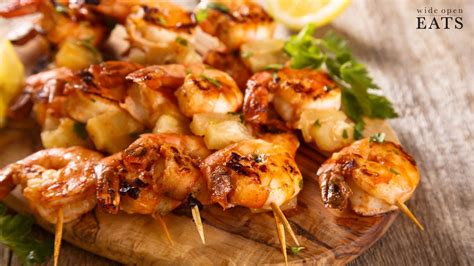 spicy-grilled-shrimp-and-pineapple-skewers image