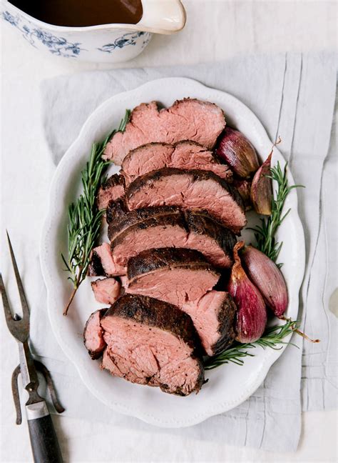 slow-roasted-beef-tenderloin-with-shallot-port-sauce image
