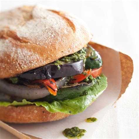grilled-vegetable-sandwich-recipe-food-wine image