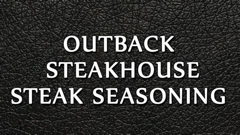 outback-steakhouse-steak-seasoning-recipes-easy image