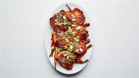 one-skillet-roasted-sesame-chicken-thighs image