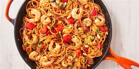 how-to-make-shrimp-kung-pao-noodles-delish image
